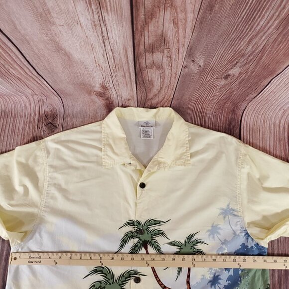 Rare Disney Cruise Line Mens Large Mickey Surfing Palm Tree Hawaiian Camp Shirt - Picture 14 of 16